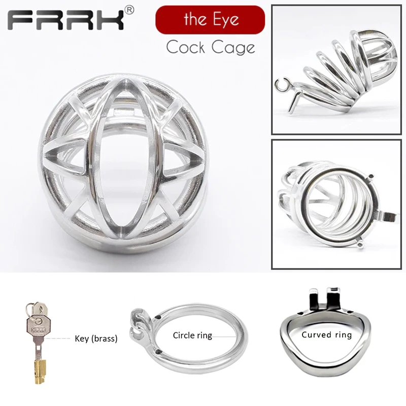 FRRK Big Chastity Cage Metal Penisring Adjustable Chastity for Men Penis  Restrainion Stainless Steel Lock Cock Cage Sex Shop| Alibaba.com