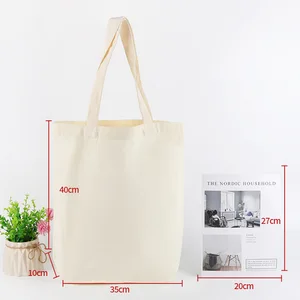 Printed Logo Shopping Duffel Bag  Canvas Tote Bag Cotton Canvas Bag