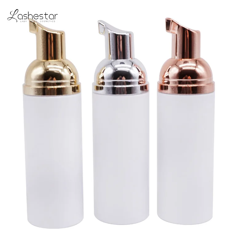 Lashestar оптом 50 мл прозрачная бутылка без латекса и без спирта пенный шампунь для ресниц