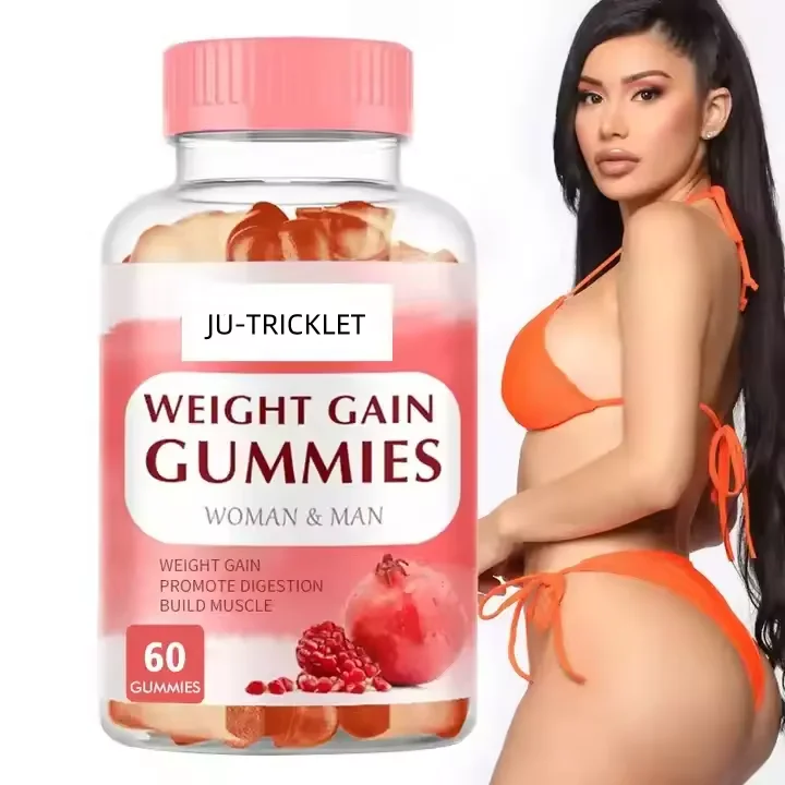 Julong Private Label Fast Weight Gain Supplement Natural Effective Enhance Appetite Health Care Gain Weight Gummies