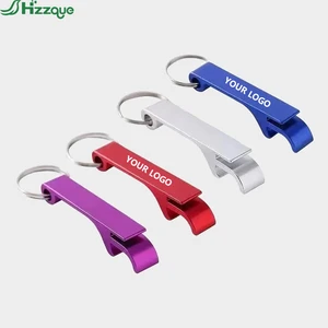 Customizable Logo Multi-Function Key Chain Aluminum Alloy Bottle Opener for Beer Can & Other Beverages for Office & School Use