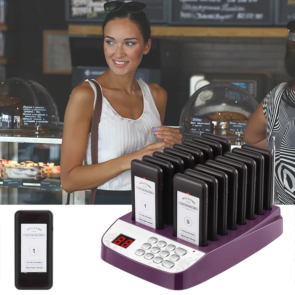 Customer Coaster System Calling Restaurant Pagers Paging Costeffective