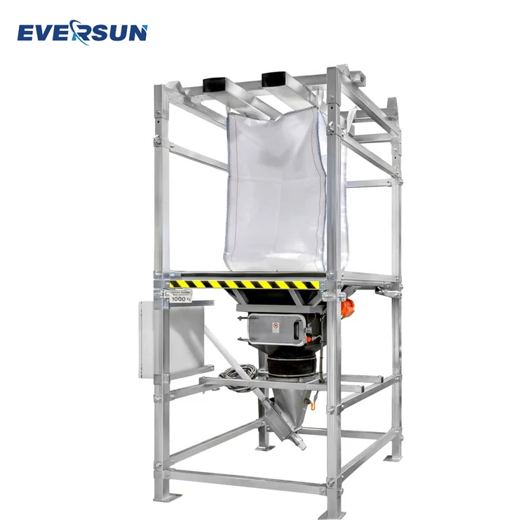 Crystal Sugar Fertilizer Fine Powder Modlur Bulk Bag Discharger Bulk Bag Unloader