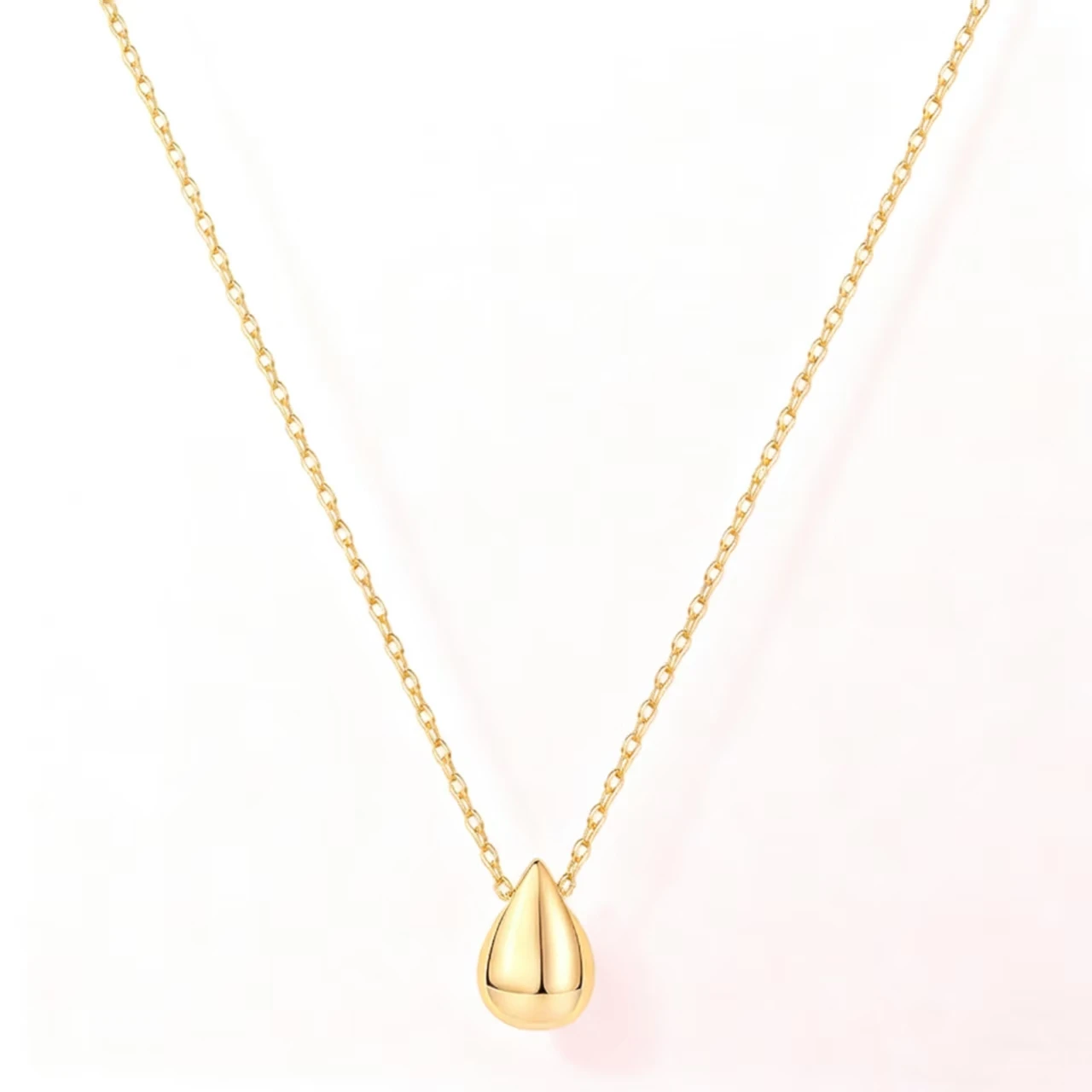 Elegant Water Drop Stainless Steel Necklace
