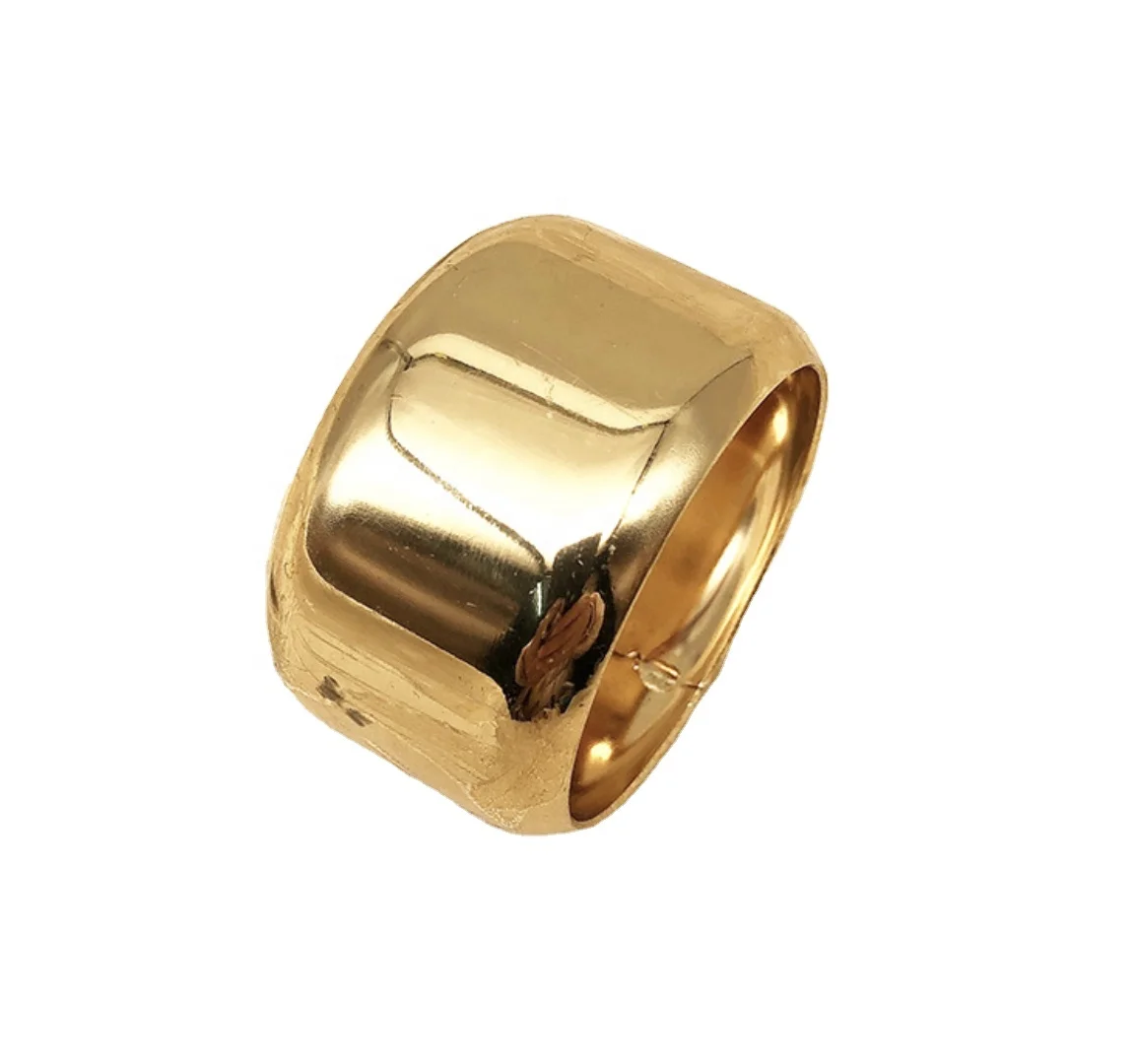 customized ring christmas golden napkin button metal napkin ring