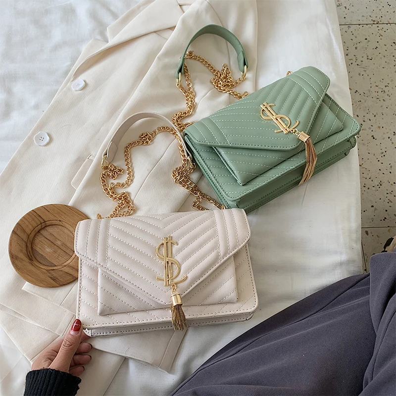 Luxury Handbags Fashion 2021 Fashion Women Leather Messenger Shoulder For Daily Designer Female Crossbody Bag Lock Black