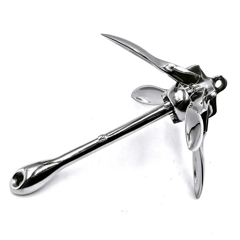 3 кг, нержавеющая сталь 316, грейнель, якорь 3 кг, складной якорь для лодки