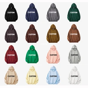 Winter Custom Oversized Plain Cotton Blank Hoodies Mens Pullover Unisex Bulk Plus Size Men's Hoodies & Sweatshirts