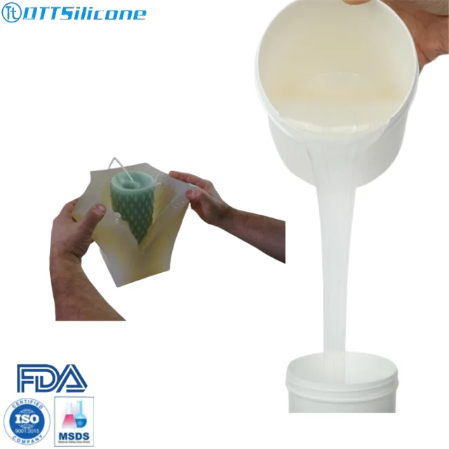 RTV3320 Equivalent Liquid Silicone for Candle Mold Making RTV-2 Silicone Rubber