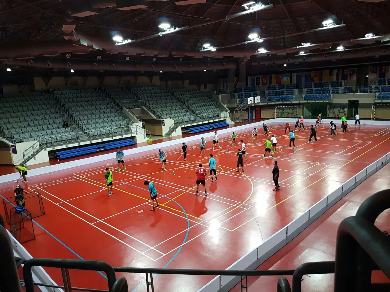Light Weight PP Polypropylene Floorball Rinks 40*20m