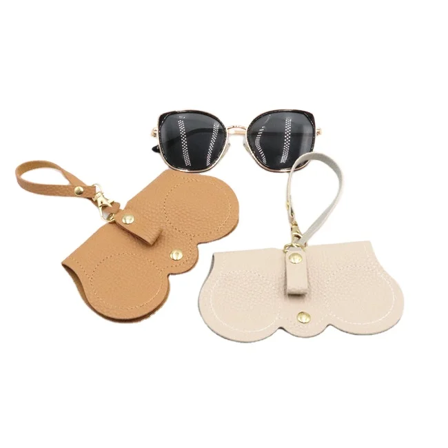 Custom Logo Soft PU Sunglasses Holder Durable Stylish