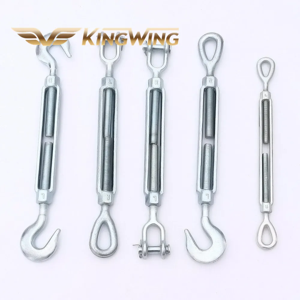 Us Type Drop Galvanized Jawjaw Lashing Jaw Jaw Turnbuckle With