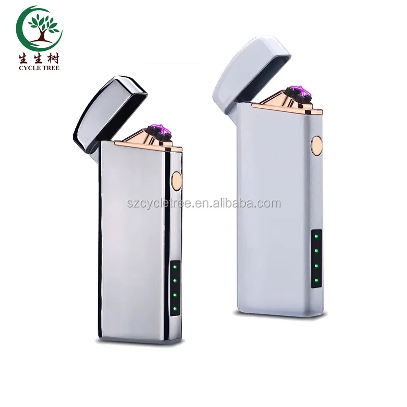 Luxury Gadgets Electric Smoke Accessories Lighter UBS Rechargeable  Windproof Cigarette Lighter