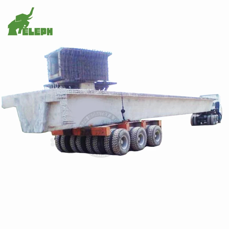Factory Made Beam Bridge Transporting Trailer Truck Trailer Girder Carrier for Sale New Bridge Transport Dolly Trailer(13)