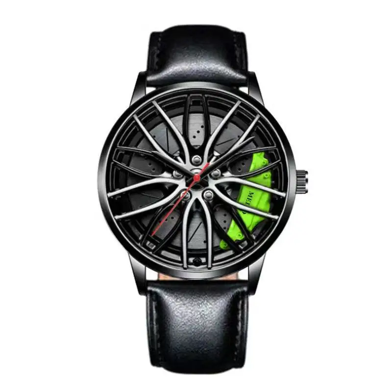 Quartz Movement Watch Wheel Rotatable/non-rotatable Non-mechanical Watch Fashion