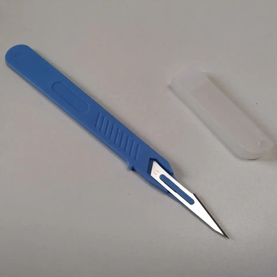 医用兽医超声刀手术用一次性碳钢产品安全无菌手术刀手柄手术刀片