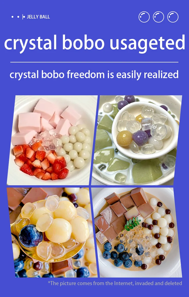 1kg Wholesale Strawberry Popping Boba Taiwan Flavor Fruit Juice Balls