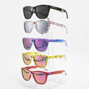 2024High quality plastic frames fashion designer retro frames UV400 polarized sunglasses for men women