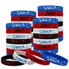 colorful Spiderweb rubber wristbands, 8 per set