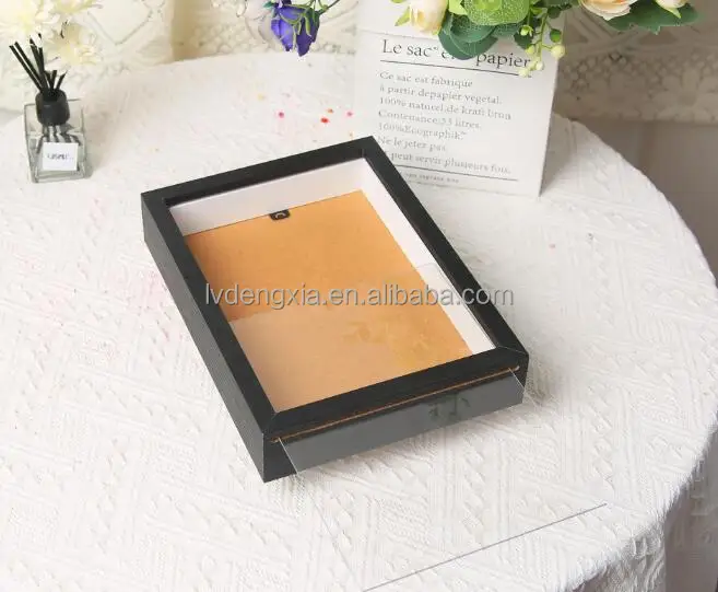 A4 A5 Mdf Material Empty Photo Frame for DIY Painting Light Blank Frames with Acrylic Luminous Painting Night Light Material