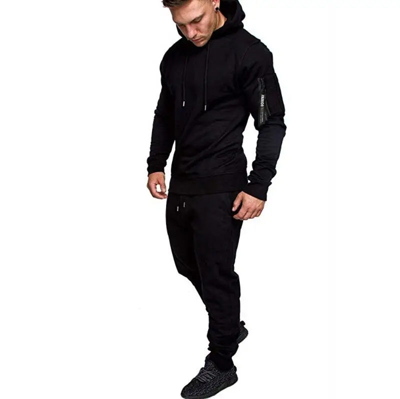 Men's Tracksuit Hooded Outerwear Hoodie Set