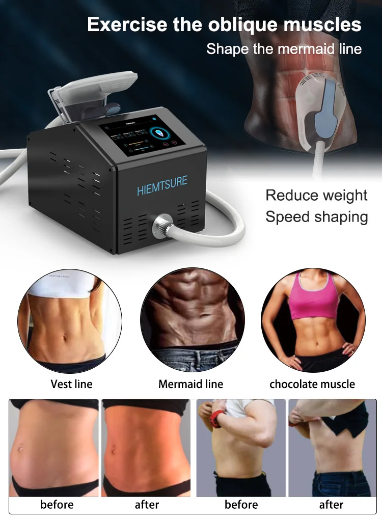 Body sculpting system HIEMT machine 7 tesla non-invasive body sculpting electromagnetic muscle stimulation device LF-445