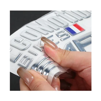 Customized 3D logos flexible pvc stickers with your logo