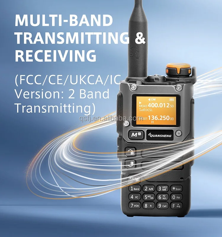 Quansheng UVK6 QuanSheng UV-K58 UV-K5(8) UV-K6 Walkie Talkie for Amateur Hunting Equipment