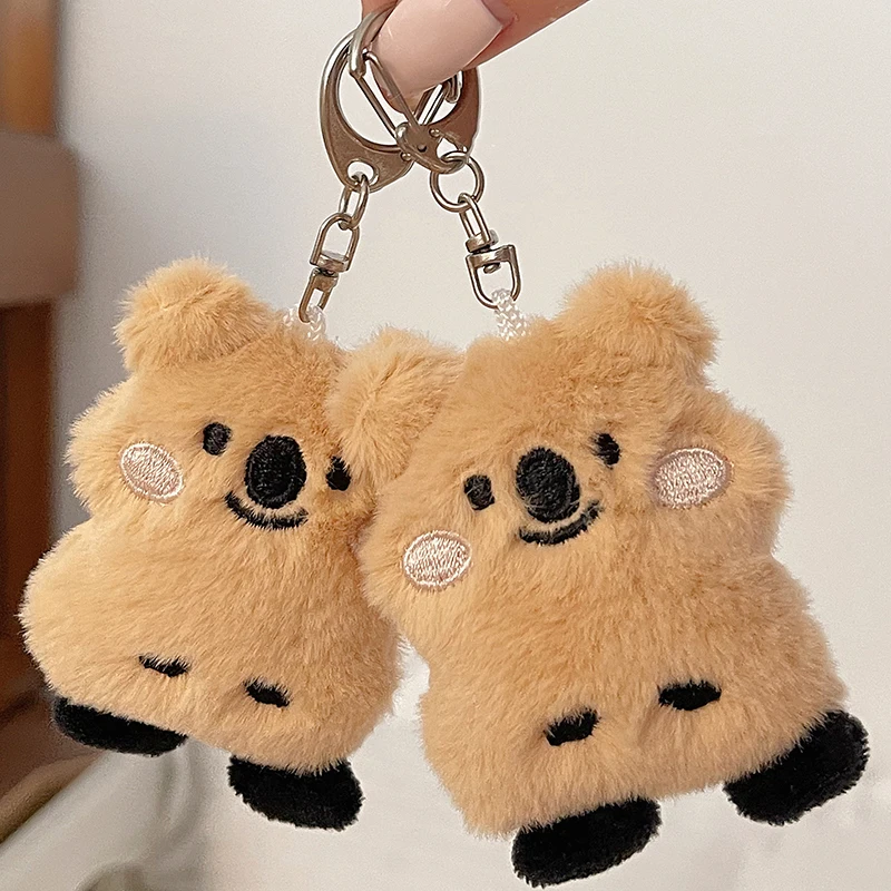 Custom Gift Kawaii Plush Keychain Backpack Pendant Korean Koala Fur