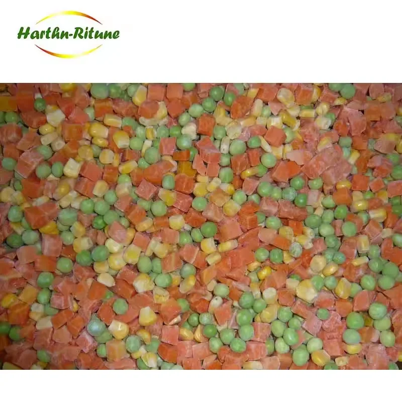 Good Price IQF Frozen Mixed Vegetables Frozen Peas Carrot Dices Sweet Corn Halal