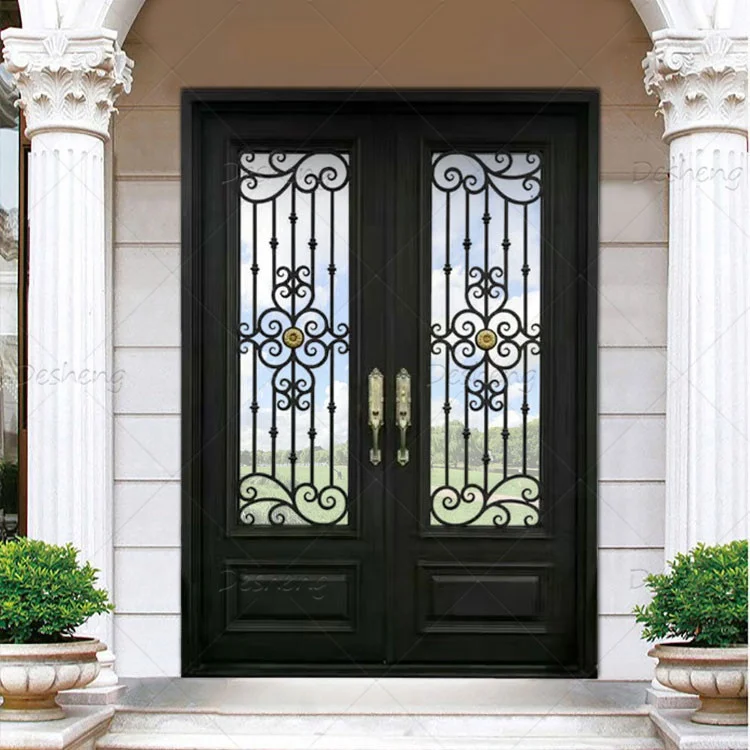 40 diseños de rejas para puertas y ventanas 2024  Door gate design, Grill  gate design, Wrought iron security doors