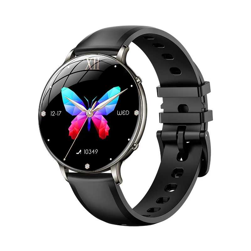 2026 Smart Watch AMOLED Curved Screen Fitness Tracker with Heart Rate Sleep Monitor 100+ Sport Modes Wearable M201 Smartwatch