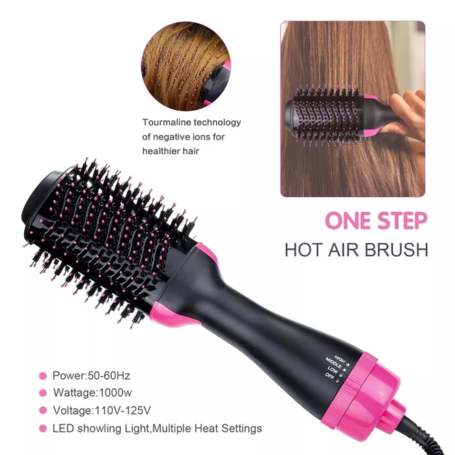 Styling Tools Ce Approval 3 In 1 Hair Straightener Brush Blow Dryer 