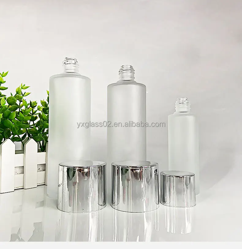 Cosmetic packaging bottle set new style skincare Fairy water series skin care toner lotion serum cosmetic glass packaging factory