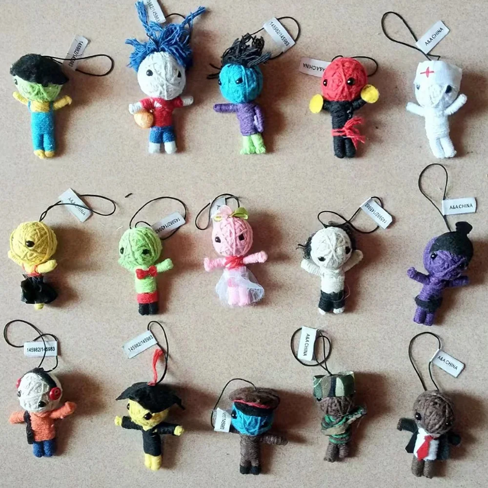 C2137 Voodoo Dolls (String Dolls) Vending Toy Capsules and 2 Inch Capsule  Toys (50mm)