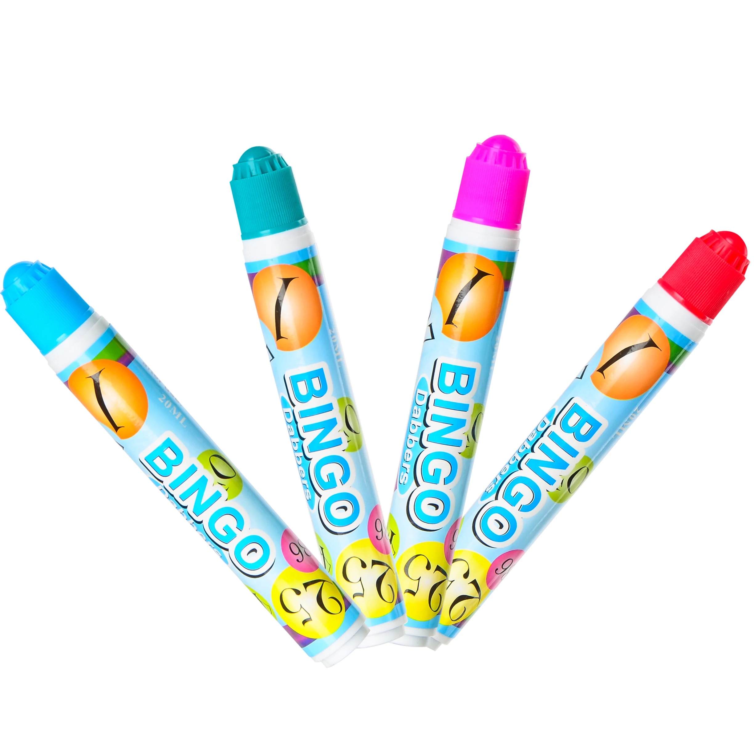 Factory Bingo Dauber Professional Lottery Dab Pen CH-2807 Sponge Tip Applicator Bottle Daubers Bingo Markers Dabbers