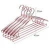 Rose gold extra-wide extra-stiff clothes hanger