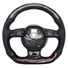 Perforated Leather+Forged Carbon Fiber+Red Stitching+Heating