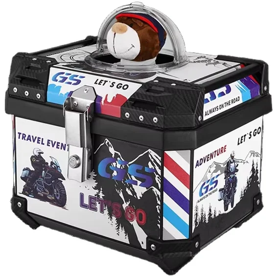 Dog Transport Box Motor Bike Tail Case Cat Carry Top Cases 45L Big Capacity