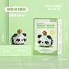 K180-ดอกไม้แพนด้า 156ชิ้น-กล่องสี