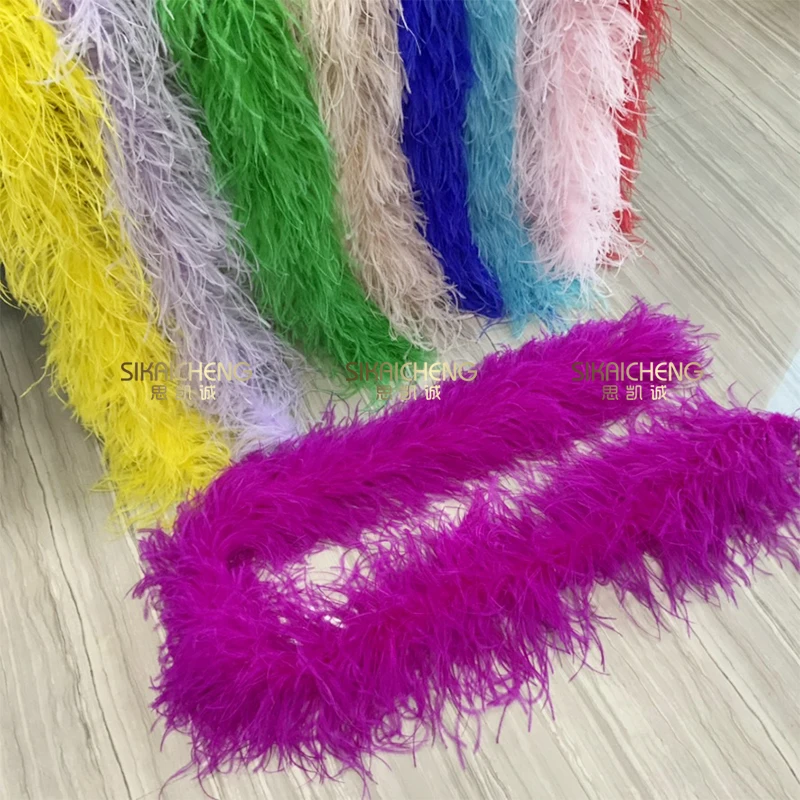 Ostrich feather boa