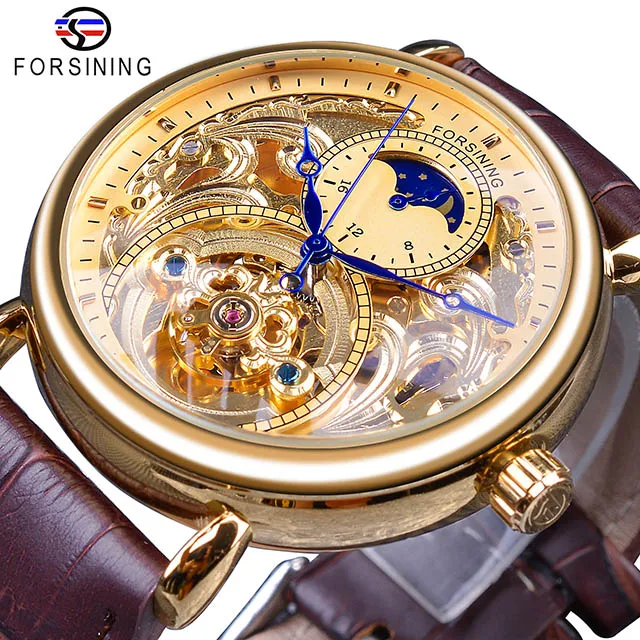 FORSINING Orologio da uomo Tourbillon