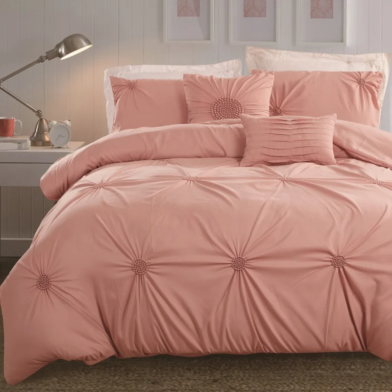 Home Collection New Design 100 Polyester Printed Bed Comforter Set