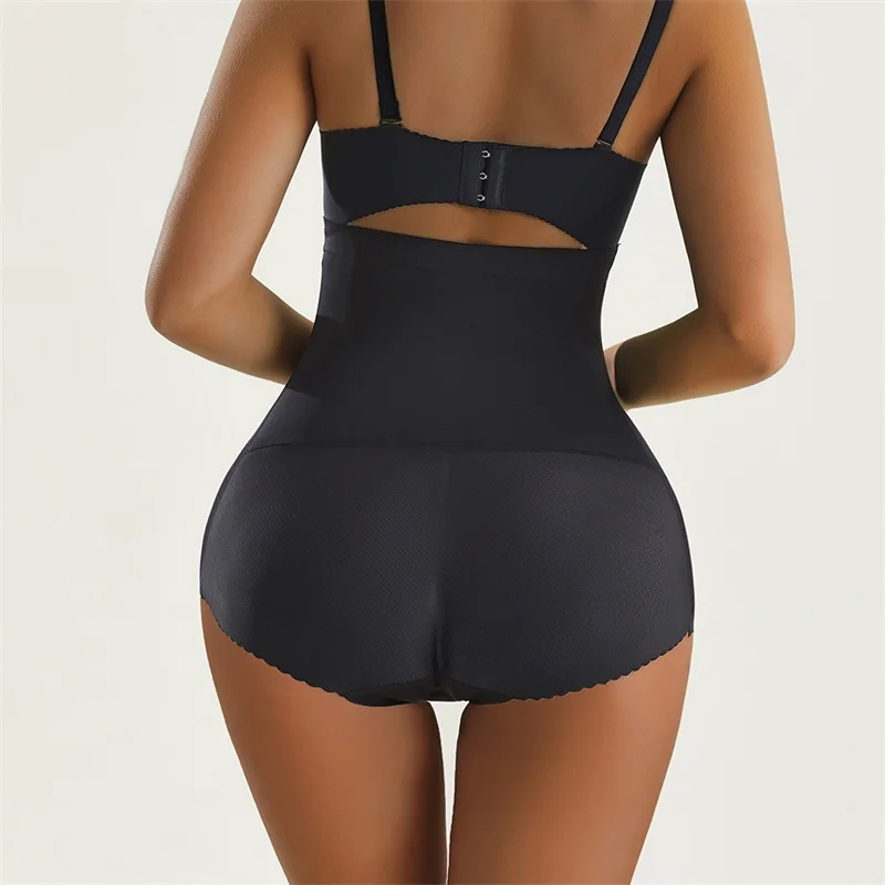 Shapewear Women'S Postpartum Belly Tummy Wrap Padded Buttocks Pant Plus Size Body Shaper