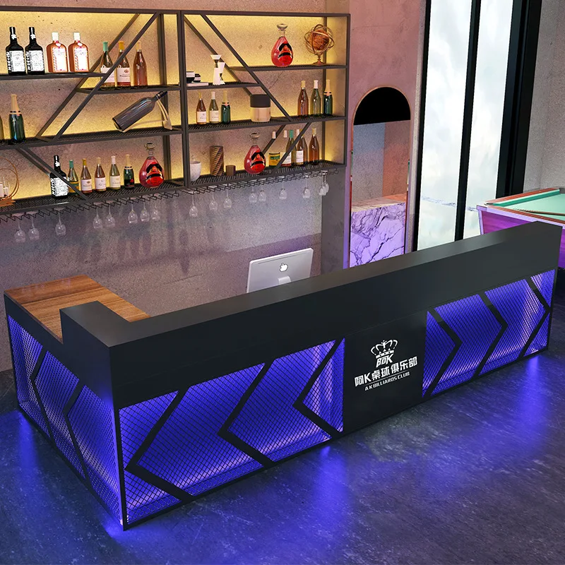 Customized Industrial Style Bar Counter - Durable & Stylish