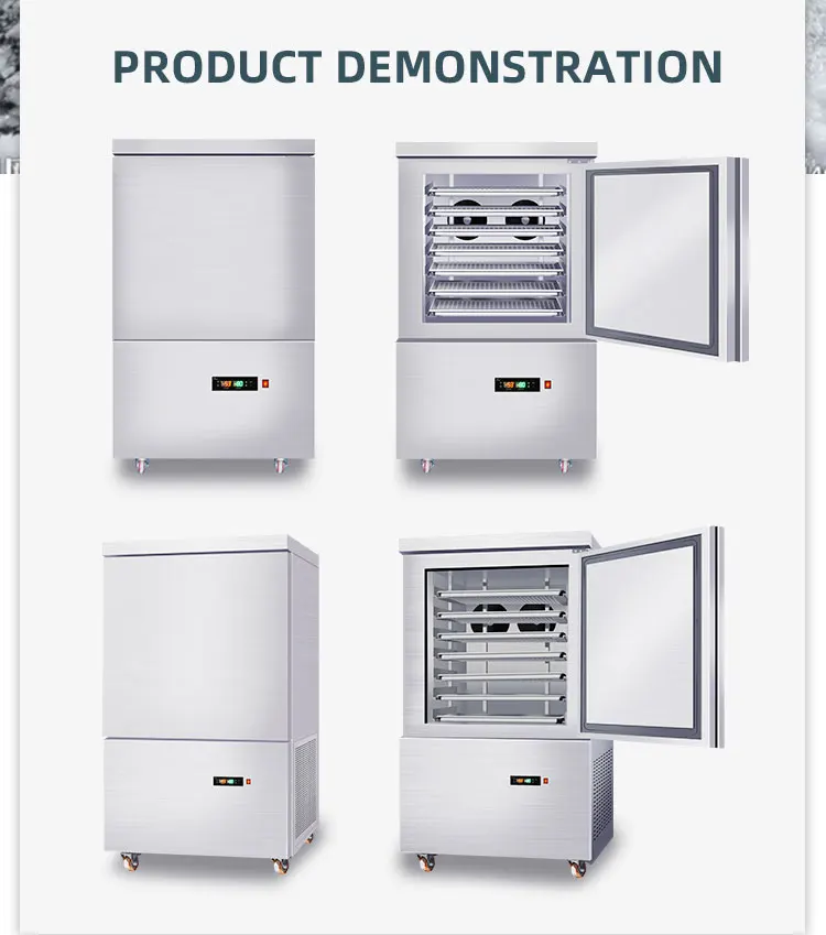 Ultra Low Temperature Mini 5 Trays Stainless Steel Small Fast Freezing