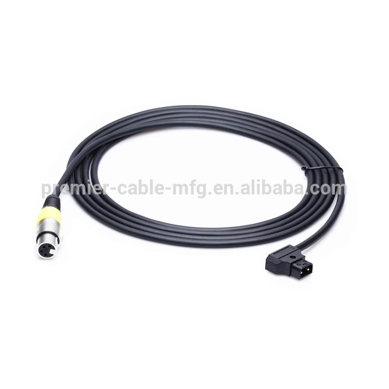 D-Tap to 4-Pin XLR Cable D-Tap Power Cable manufacture