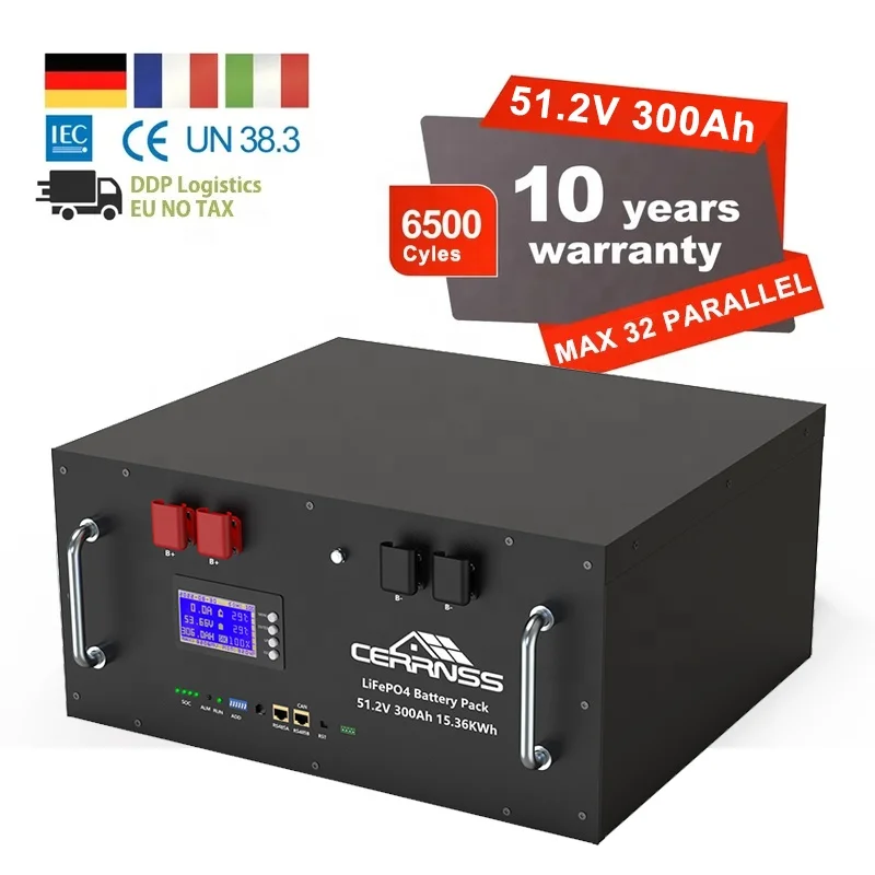 Cerrnss 10year Warranty 6000 Cycles 51.2v 15kwh Akku Solar Inverter ...