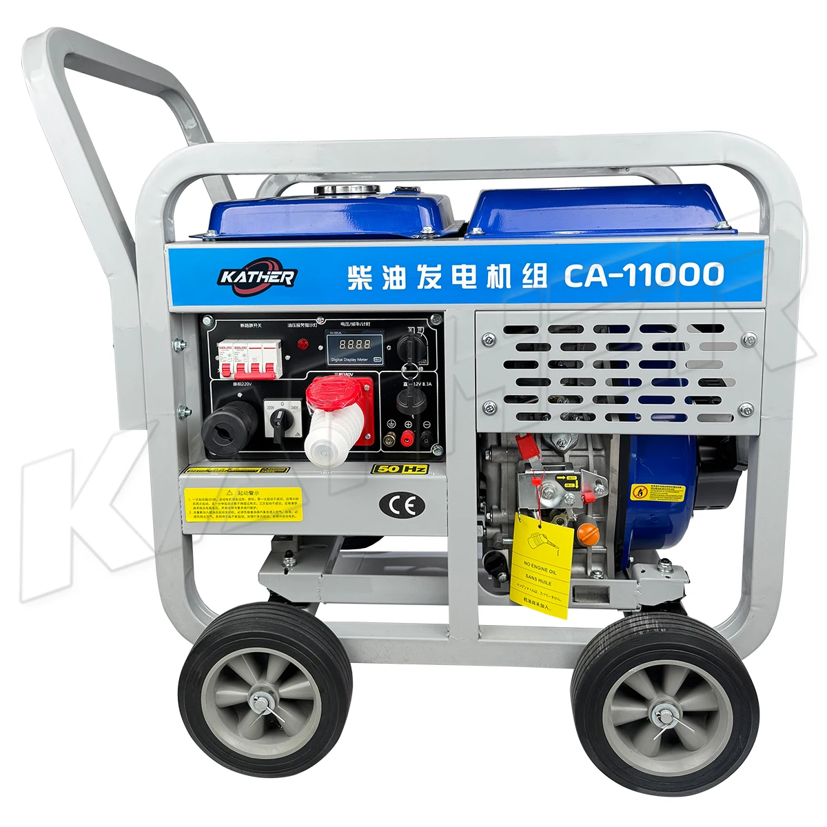 Conjunto generador KATHER 3KVA 5KVA 6.5KVA 7KVA 8KVA 10KVA de marco abierto Generadores diésel portátiles para venta Precio de fábrica
