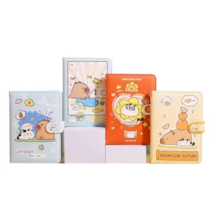 2026  Custom A5 Cute Color Cartoon Capybara Journal Diary PU  Notebook for Gifts